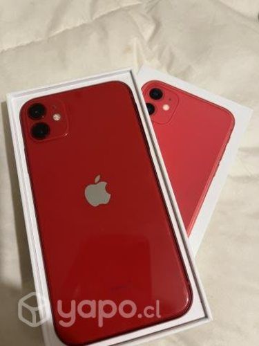 iPhone 11 rojo 128gb