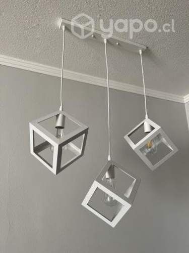 Lampara Colgante Blanca