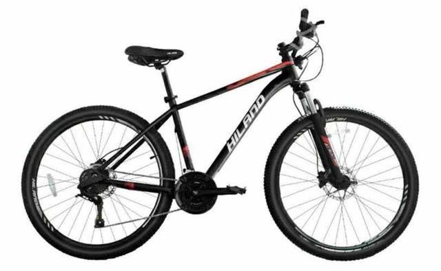 Bicicleta Hiland aro 27.5 rojo y negro