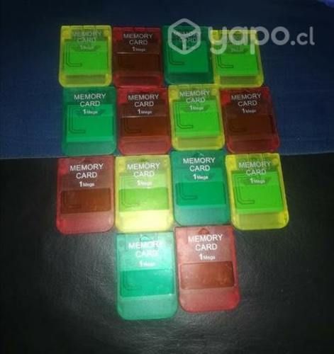 Memory card ps1 nueva distintos colores