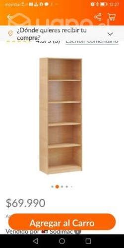 Librero de 6 niveles nuevo