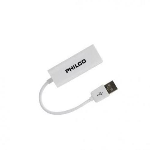 Adaptador USB 2.0 macho a Ethernet RJ45 hembra Phi