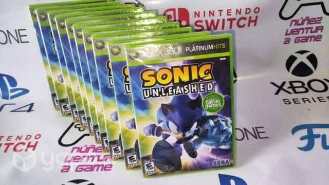 Sonic unleahed para Xbox 360 juego físico original