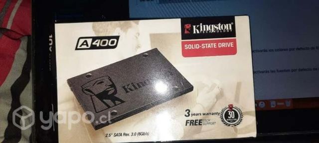Disco duro solido  240GB marca Kingston