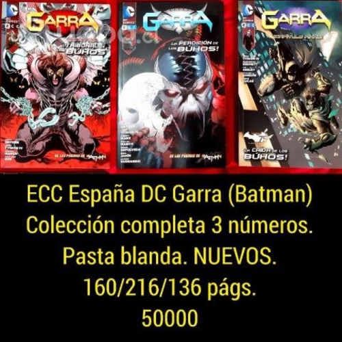 ECC DC Garra (Batman) Colección completa 3 núm.