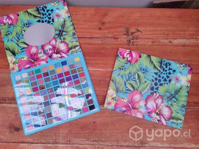 Paleta sombras 100 colores