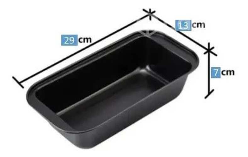 Molde Rectangular Antiadherente Repostería