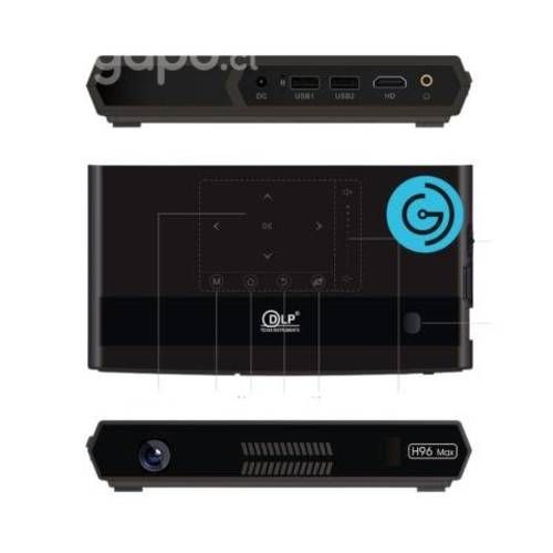 Mini Proyector Portátil H96 Max S912 Nuevo