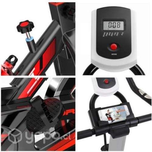 Bicicleta Spinning Disco 6 Kg AS-10036 Roja