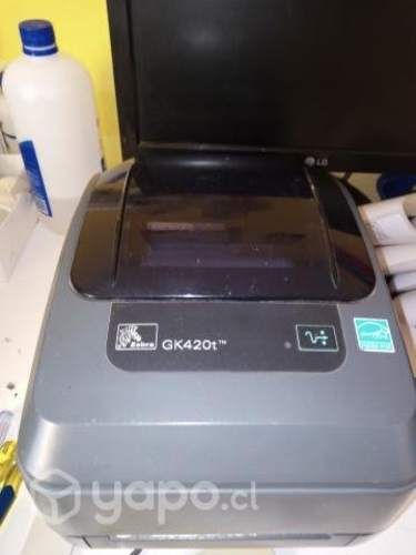Impresora zebra gk420t usb rsoecisl para etiquetas