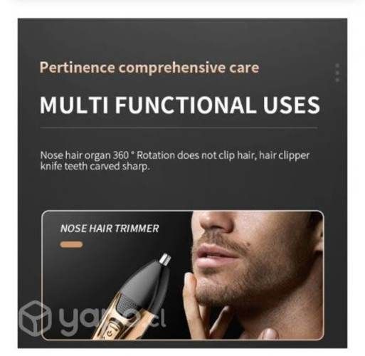 Afeitadora Inalambrica 3 Cabezales Intercambiables