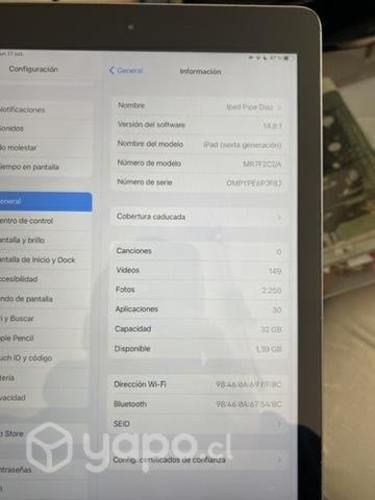 IPad 6ta generación