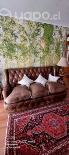 Sofá 3 cuerpos 100% cuero