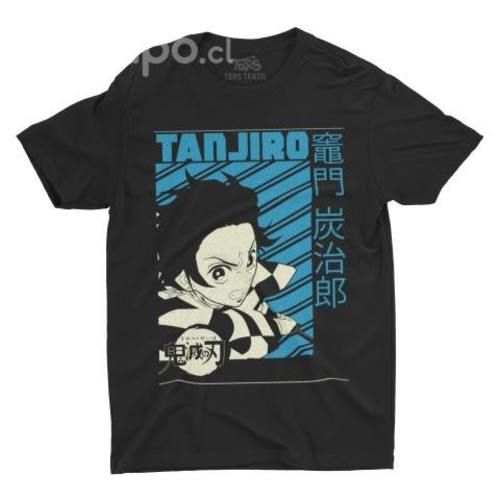 Polera Tanjiro Kamado 4 Anime Kimetsu No Yaiba Dem