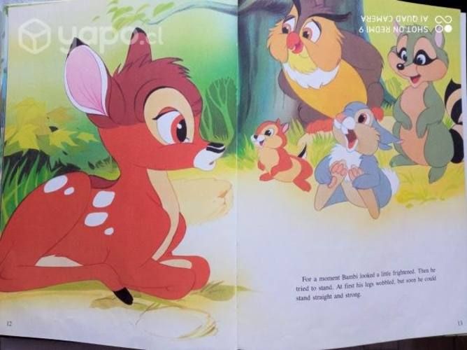Libro Bambi, en inglés