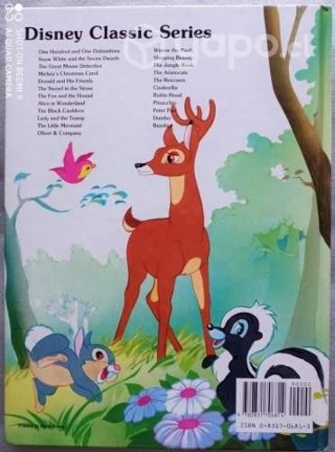 Libro Bambi, en inglés