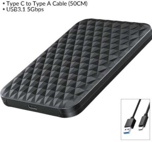 Cofre de alta velocidad para discos de 2.5”