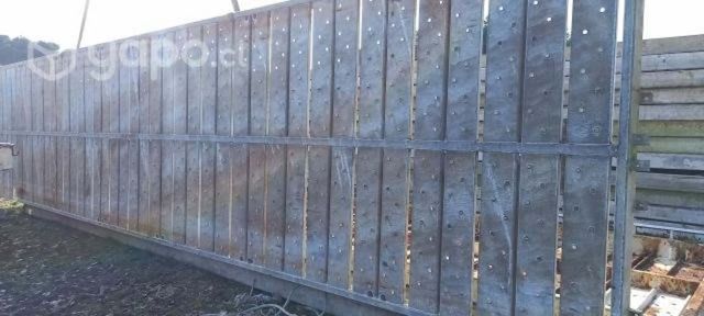 Pasillos acero galvanizado muelles y estructuras