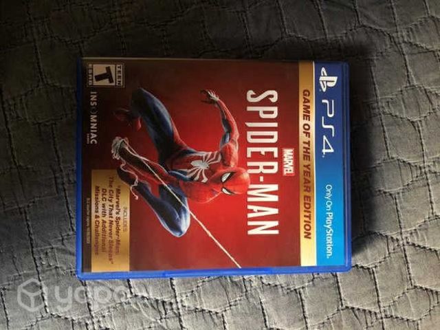 Spiderman game of the year edition Ps4