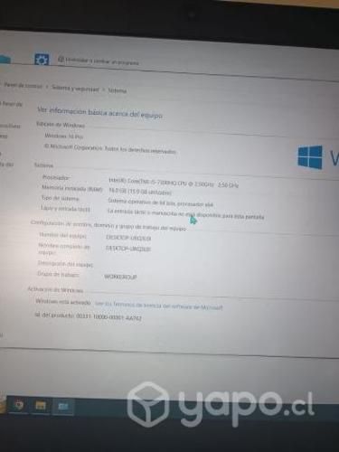 Notebook Acer nitro 5 i5