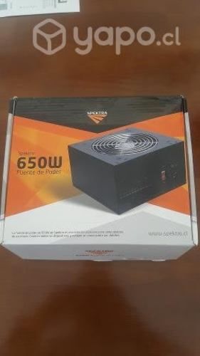 Fuente de Poder SPEKTRA (poco uso)