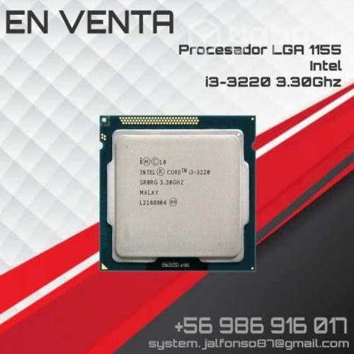 PROCESADOR LGA1155 INTEL COREi3-3220 3.30GHZ