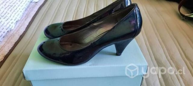 Vestido de huasa talla S + zapatos charol n 37