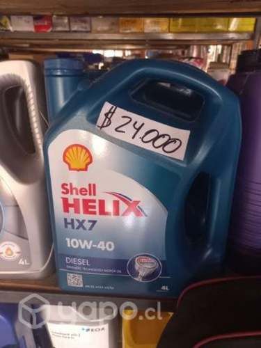 Aceite 10w40 diesel shell helix hx7 bidón 4 litros
