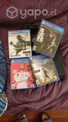 PS4 1tb+ 4 juegos +2 controles +tv Samsung47