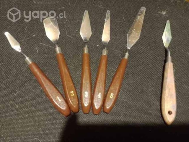 Set de espátulas para pintar
