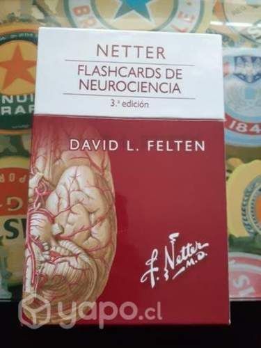 Netter Flashcards de Neurociencia 3ra ed. Usadas