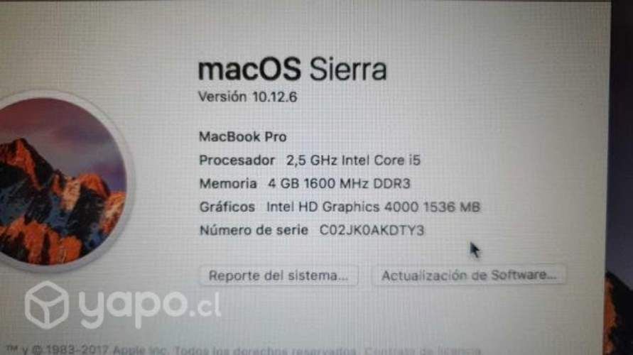 Macbook Pro Mid 2012, con SSD