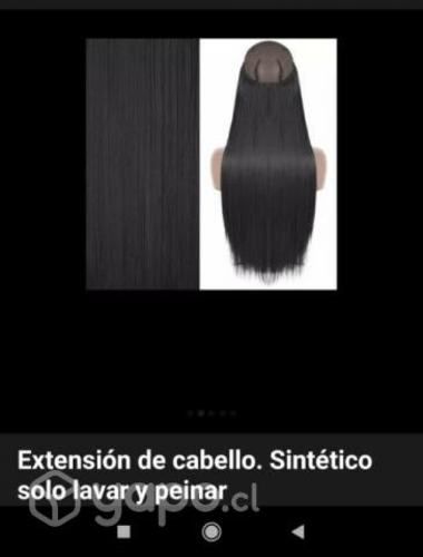 Extensión de cabello. Pelo. Solo lavar y peinar
