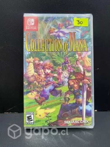 Nintendo switch collection of mana