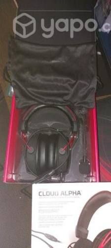 Audifonos Gamer HyperX Cloud Alpha Red Black