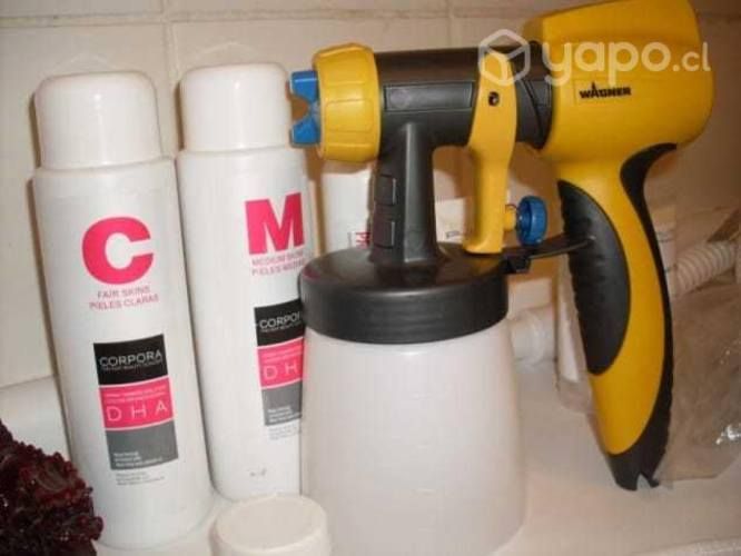 Equipo profesional de bronceado instantáneo