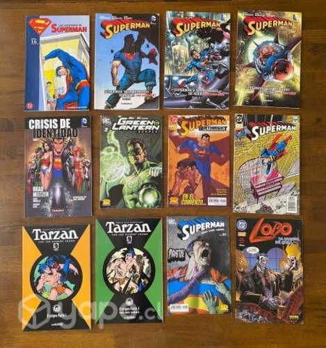 Lote de 12 revistas y tomos DC Comics