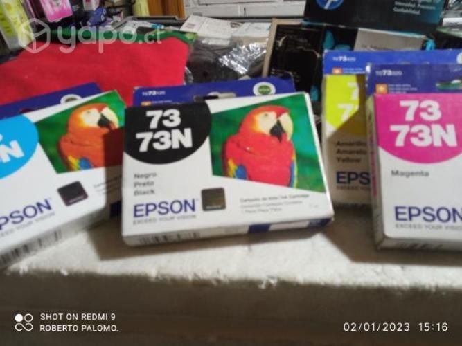 Tintas Epson 73n colores originales