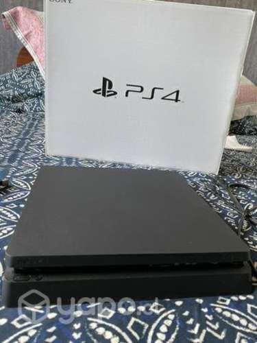 Ps4 slim 1TB + 2 controles + 6 juegos