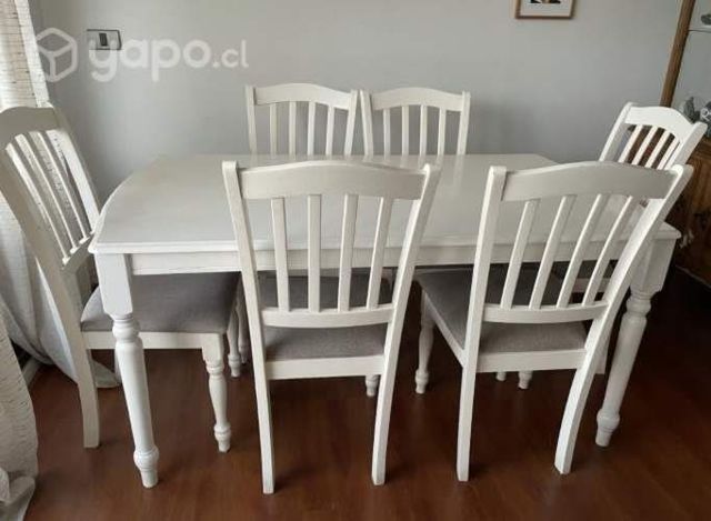 Juego de comedor de madera