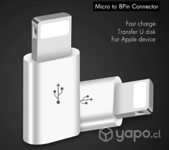 Adaptador para Iphone Lightning OTG de 8 pines Mac