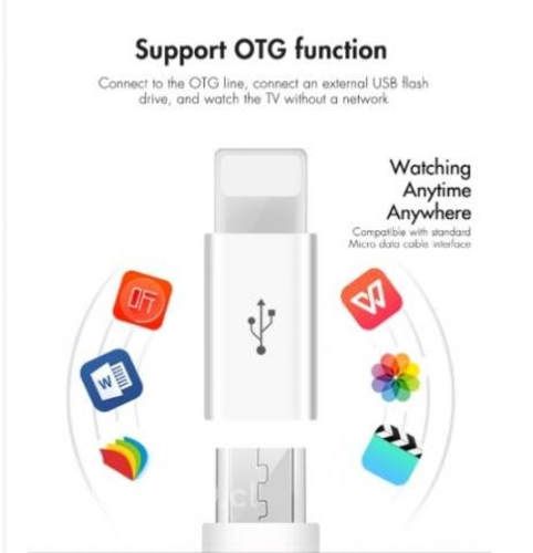Adaptador para Iphone Lightning OTG de 8 pines Mac