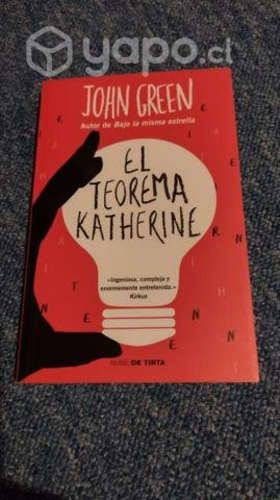Libro El teorema Katherine, John Green