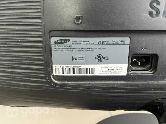Monitor Samsung, modelo SyncMaste B2230N