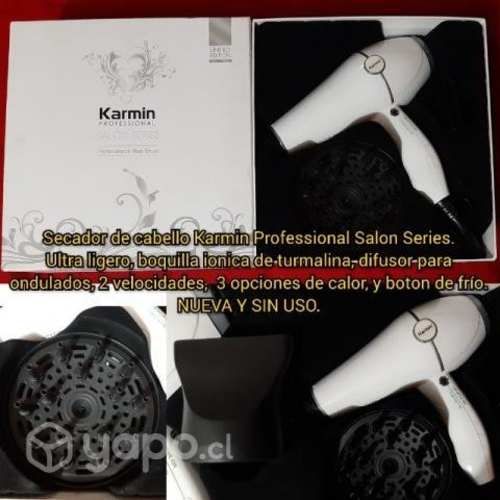 Secador de cabello Ultra Ligero Karmin NUEVO