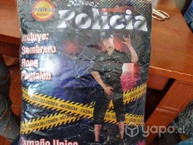 Traje de policía para adulto