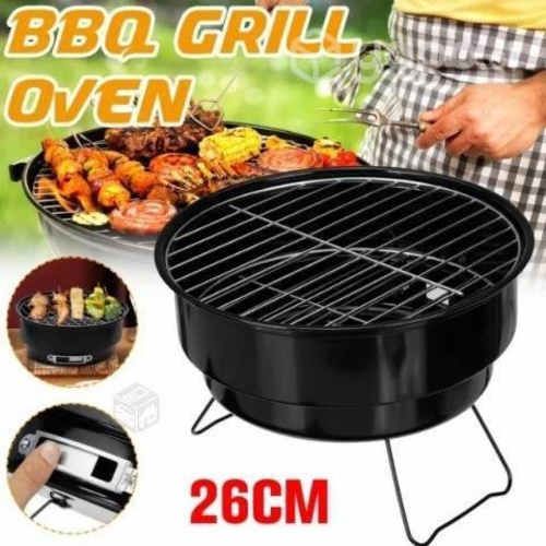 Mini Parrilla Plegable Redonda Portátil de 26cm