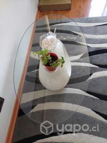 Mesa ovalada de centro