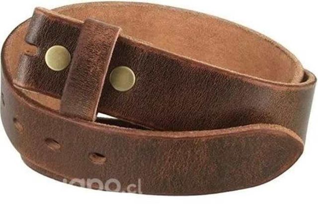 Cinturon Correa De Cuero Para Repuesto Sin Hebilla