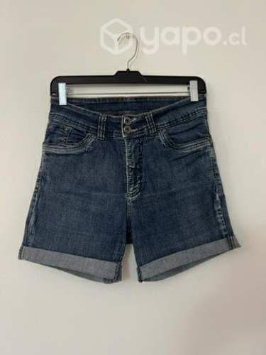 Short Elastico Marca Wados Talla 40 Azul Jeans
